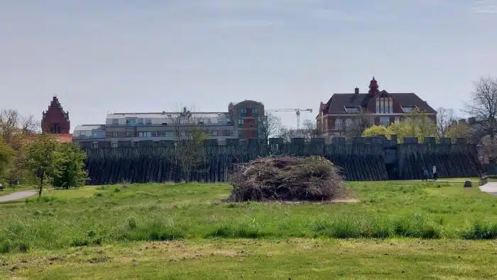 Bilde av ringborgen i Trelleborgen.